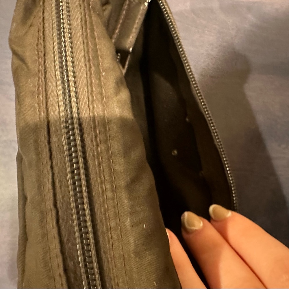 Prada Brown Nylon Crossbody Rectangular Messenger… - image 5